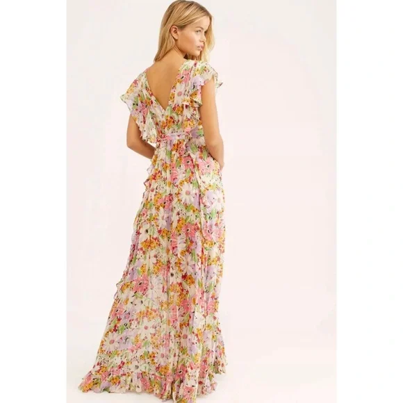 Free People Delicate Semi Ruffle Dress x Timo - Picture 2 of 7